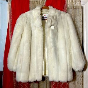 Vintage Mob Wife Faux Fur Jacket by Monterey